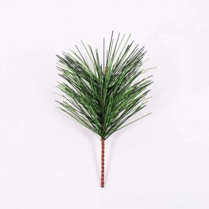 Christmas Simulation Pine Needle Strip Pine Leaf Mini Christmas Tree Accessories Gift Box Decoration Simulation Flower Christmas Decoration Ornaments
