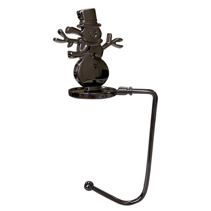 Christmas Fireplace Hook Metal Bag Hook Snowflake Christmas Stocking Hook In Stock