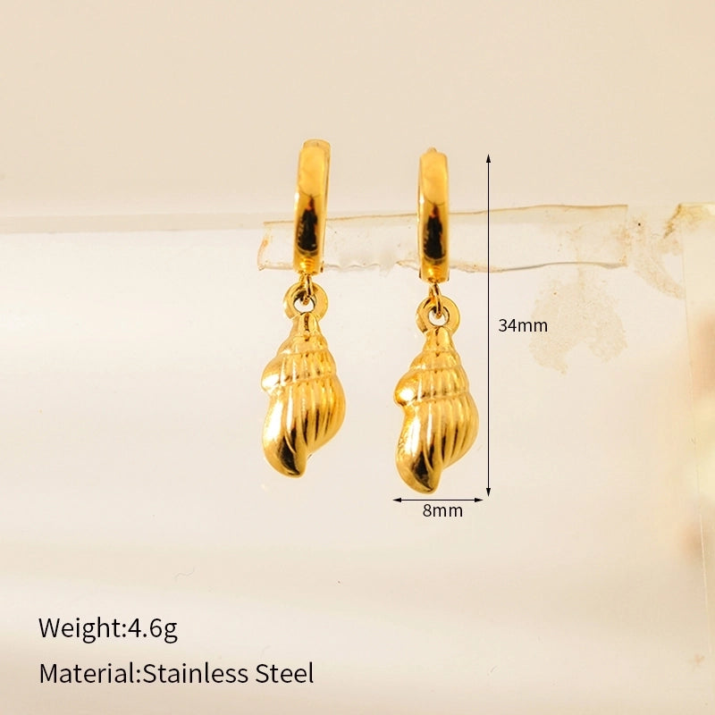 1 Pair Cute Luxurious Wedding Geometric 304 Stainless Steel 18K Gold Plated Stainless Steel Earrings