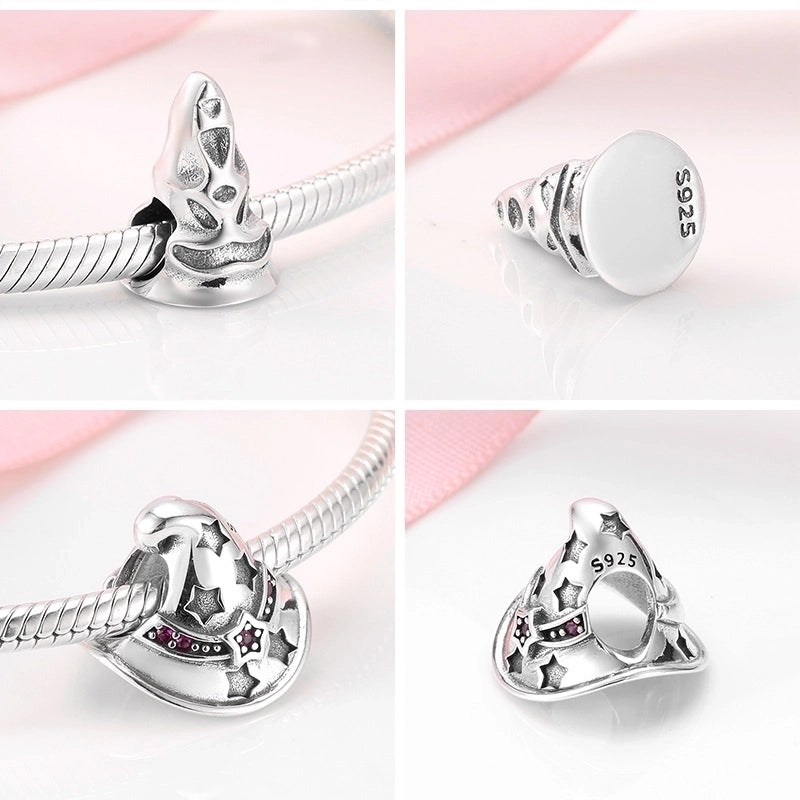 Streetwear Halloween Pattern Geometric Sterling Silver Halloween Jewelry Accessories