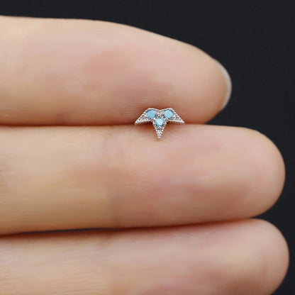 1 Piece Casual Classic Style Heart Shape Butterfly Bow Knot 316 Stainless Steel Copper Resin Rhinestones Glass White Gold Plated Stainless Steel Earrings