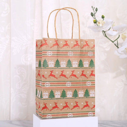 Christmas Fashion Christmas Tree Christmas Socks Snowflake Kraft Paper Daily Gift Bags