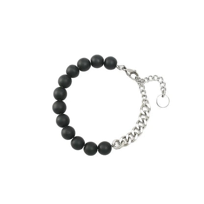 Minimalist Geometric Titanium Steel No Inlaid Stainless Steel Bracelets In Bulk