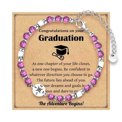 Minimalist Classic Style Round 304 Stainless Steel Natural Stone Bracelets In Bulk