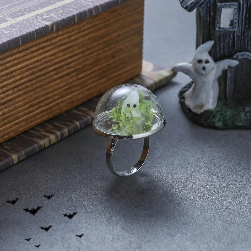 Casual Cartoon Character Glass Luminous Unisex Earrings Necklace