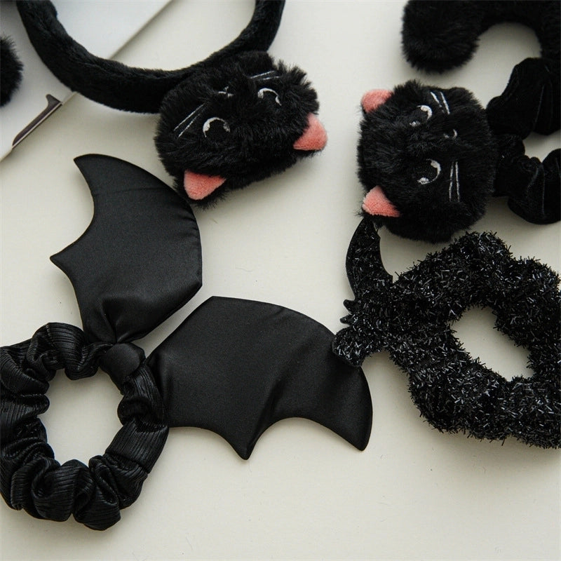 Halloween Hip-Hop Funny Women's Bat Hair Band Hair Tie