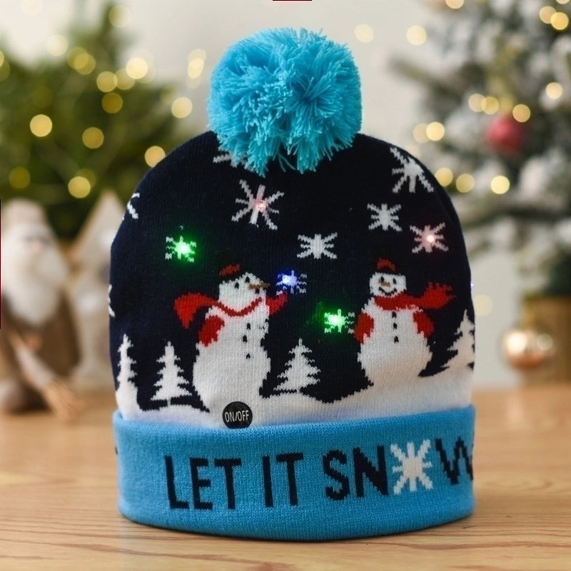 Christmas Fashion Christmas Tree Snowman Polyester Outdoor Christmas Hat
