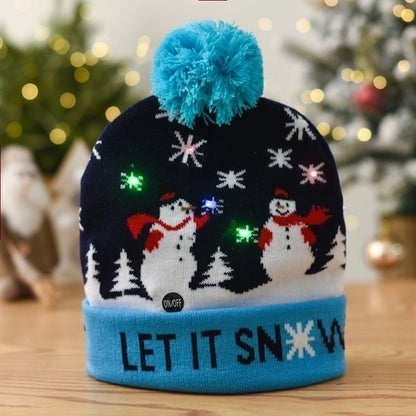 Christmas Fashion Christmas Tree Snowman Polyester Outdoor Christmas Hat