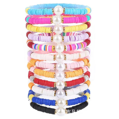 Hot Sale Heishi Bohemian Soft Bracelet Halloween Christmas Soft Bracelet Bangle