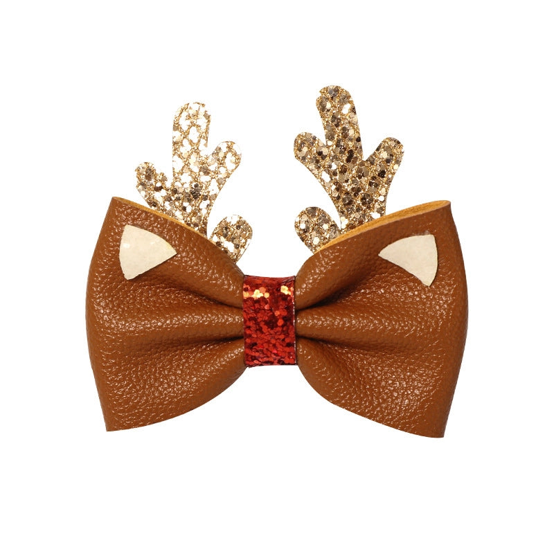 Christmas Cute Santa Claus Gingerbread Bow Knot Glittering Powder GREAT Party Accessories