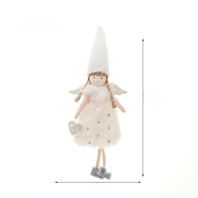 Christmas Angel Cloth Plush Party Hanging Ornaments