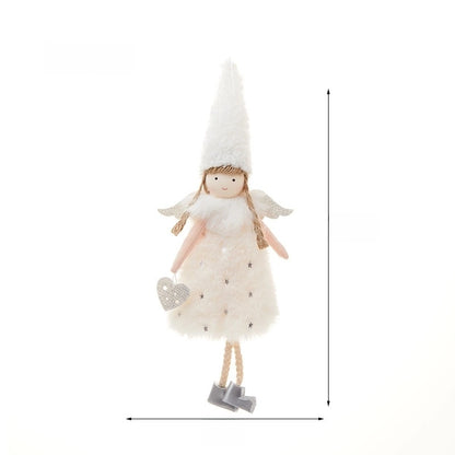 Christmas Angel Cloth Plush Party Hanging Ornaments