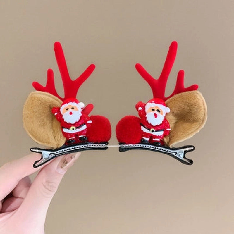 Christmas Fashion Antlers Resin Daily Hairpin