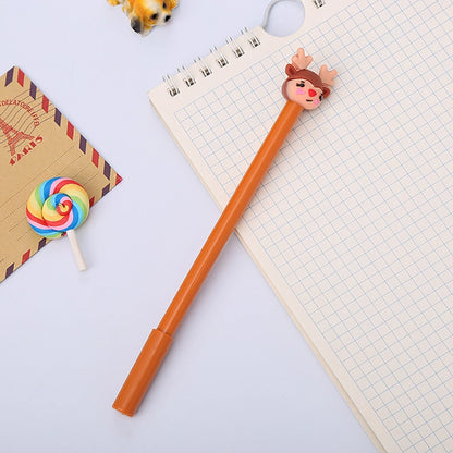 Christmas Gel Pen Creative Student Stationery Cartoon Signature Pen