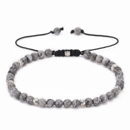 Retro Geometric Natural Stone Bracelets