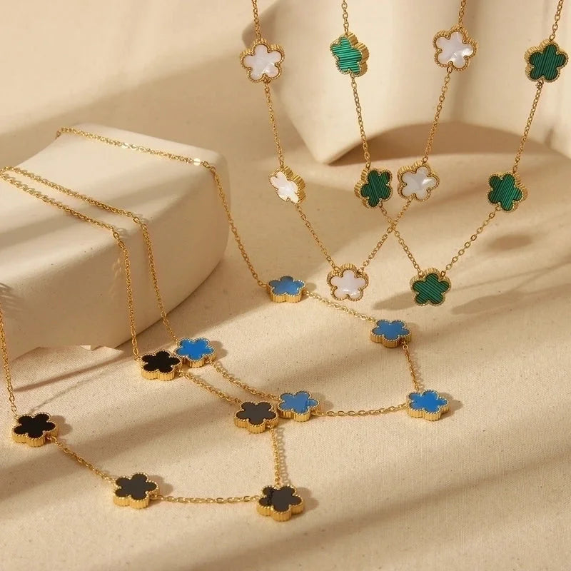 Sweet Minimalist Classic Style Pork Belly 304 Stainless Steel 18K Gold Plated Curb Chain Necklace In Bulk