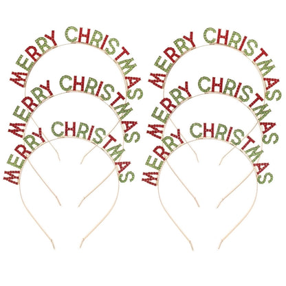 Christmas IG Style Women's Letter Alloy Inlay Rhinestones Hair Band