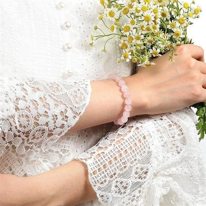 Minimalist Classic Style Round Natural Stone Bracelets In Bulk