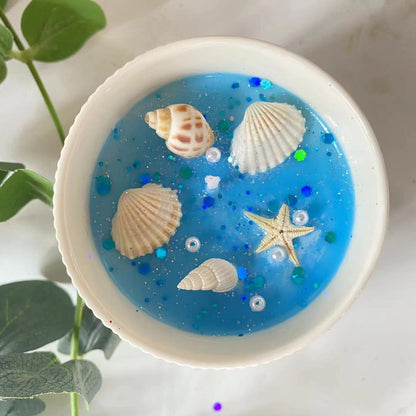 Beach Starfish Shell Soy Wax Candle