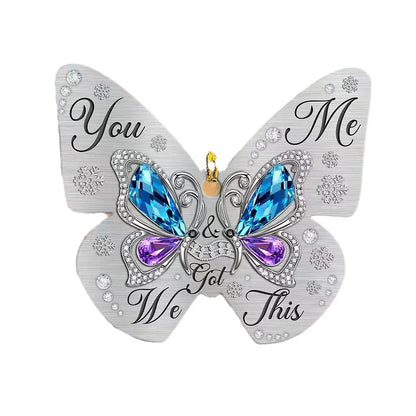 Christmas Funny Muscle Man Acrylic Flat Christmas Pendant Car Home Decoration Pendant