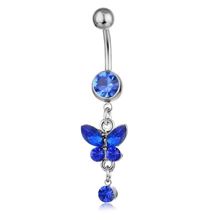 Belly Rings Fashion Bow Knot Rhinestone
