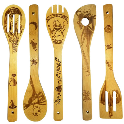 Minimalist Animal Letter Bamboo Shovel Kit 5 Pieces Set