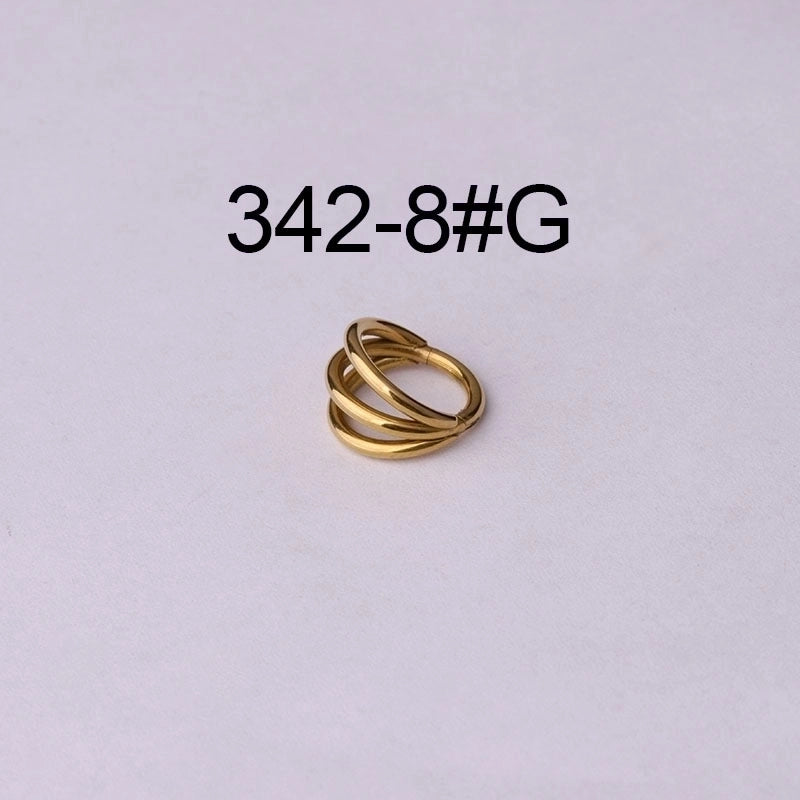 316 Stainless Steel Fashion Plating Geometric Earrings