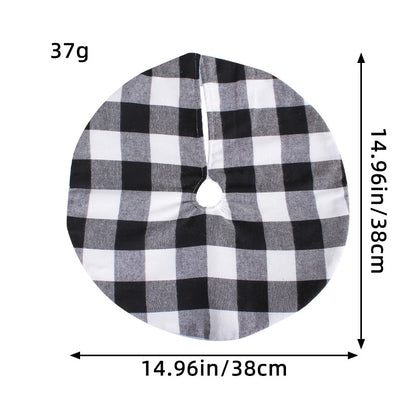 Christmas Minimalist Color Block Party Christmas-tree Skirt