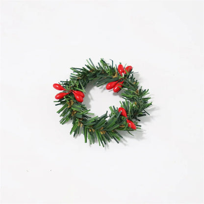2 Pieces Can Be Matched With Christmas Decoration Pine Needle Napkin Rings For Hotel And Home Use Napkin Holders