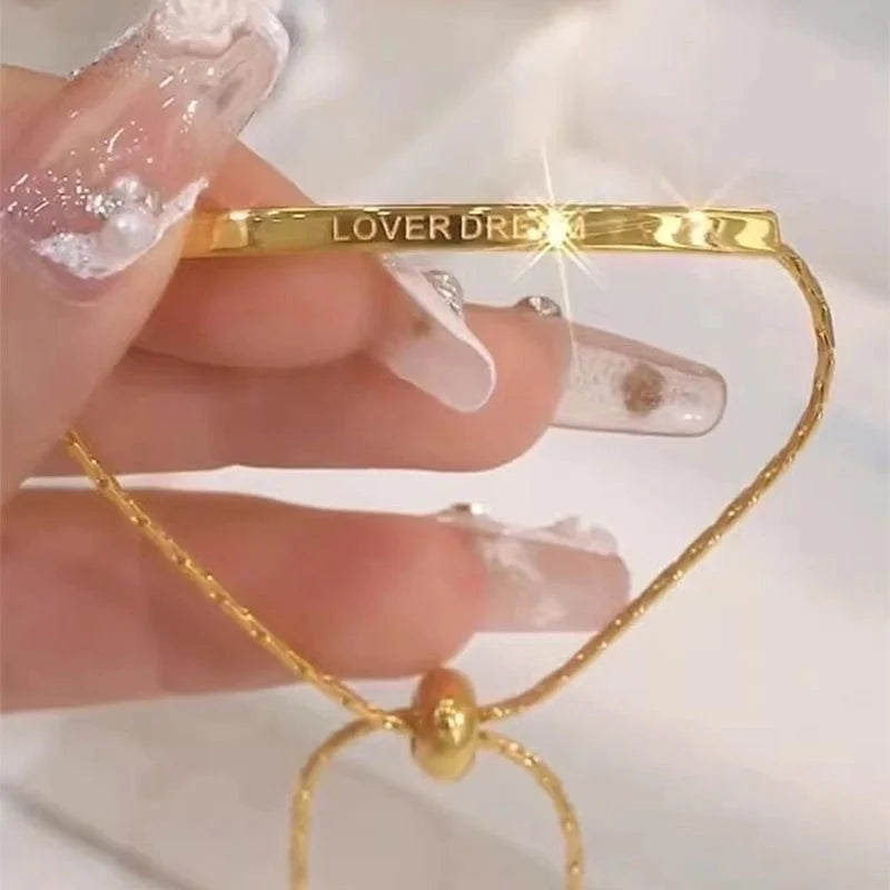 Glam Vacation Solid Color 304 Stainless Steel Snake Chain Bracelets In Bulk