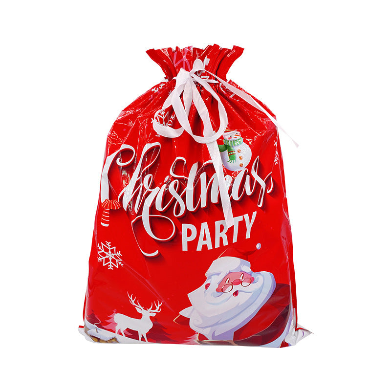 Christmas Gift Bag 2025 Hot Christmas Gift Bag Set Drawstring Bag Candy Bag