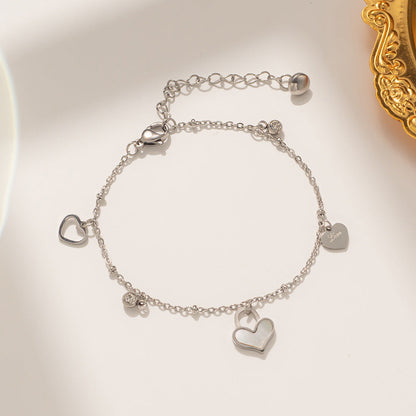 Women Geometric Titanium Steel 18K Gold Plated Bracelets