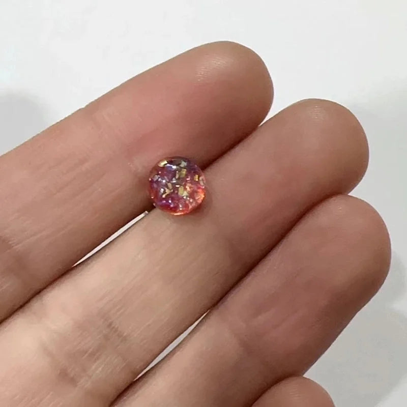 Minimalist Geometric Titanium Steel Plating Tongue Nail 1 Piece