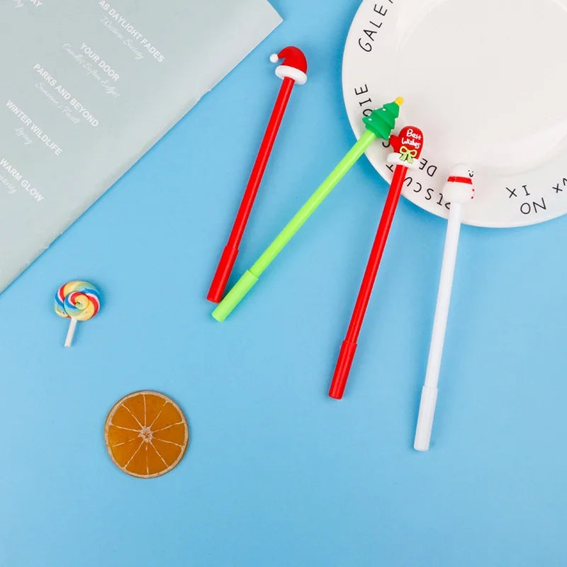 1 Piece Santa Claus School Christmas Plastic Cartoon Style Gel Pen