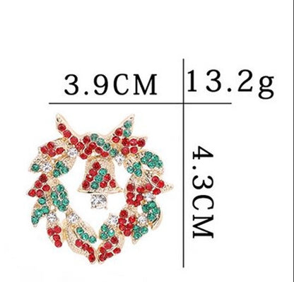 Cartoon Style Pin Flower Alloy Plating Artificial Gemstones Unisex Brooches