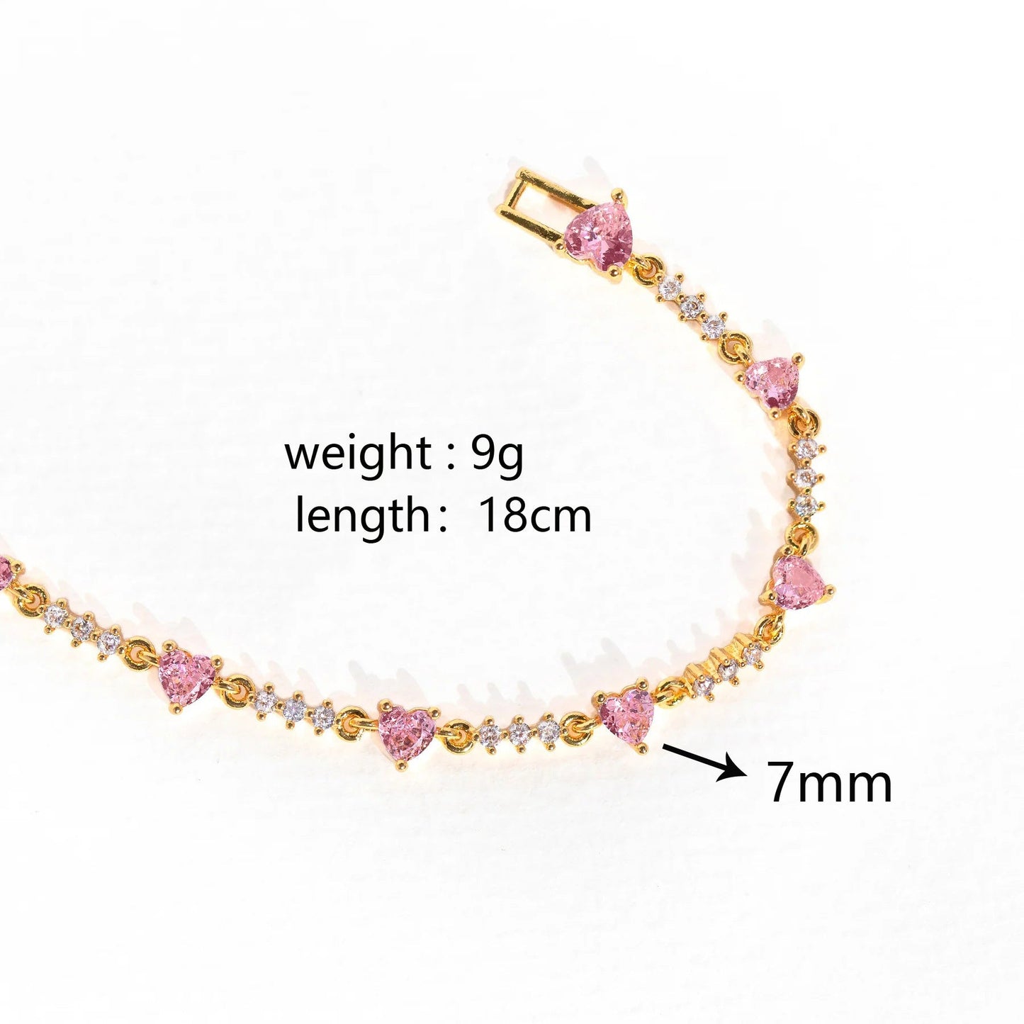Refreshing Women Copper Diamond Inlay Bracelets