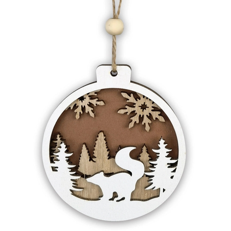 Christmas Cartoon Style Cartoon Wood Party Street Hanging Ornaments