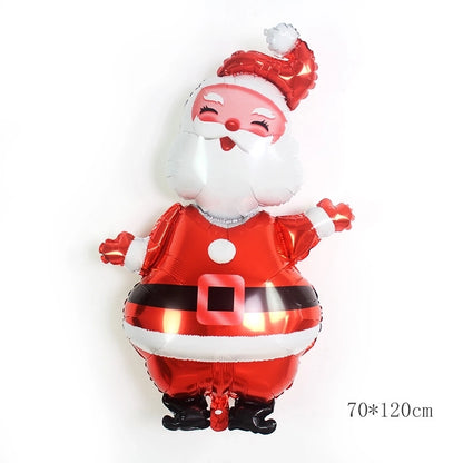 Christmas Casual Christmas Tree Santa Claus Snowman Aluminum Film Party Balloon Balloons