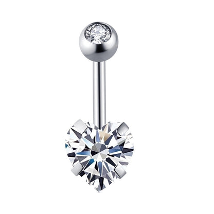 Minimalist Geometric Stainless Steel Plating Belly Ring 1 Piece