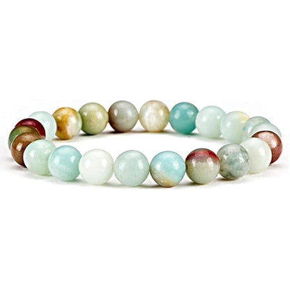 Minimalist Classic Style Round Natural Stone Bracelets In Bulk