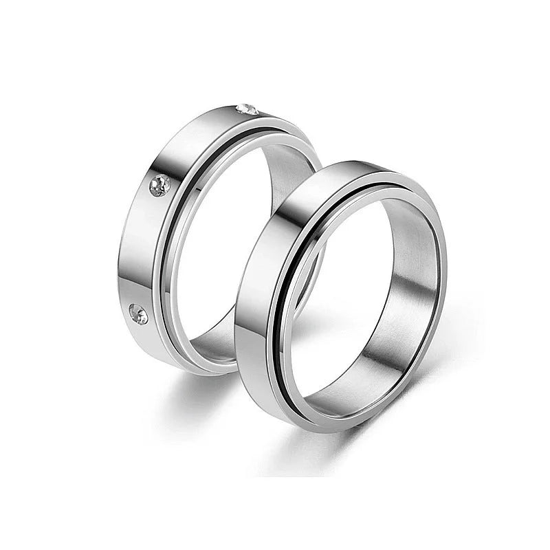 Titanium Steel Rotatable Ring