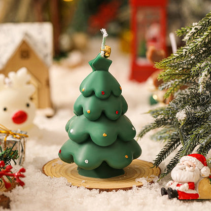 Christmas Minimalist Classic Style Christmas Tree Soybean Mixed Wax Candle