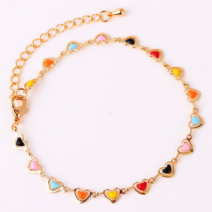 Women Heart Heart Copper Electroplating Necklaces