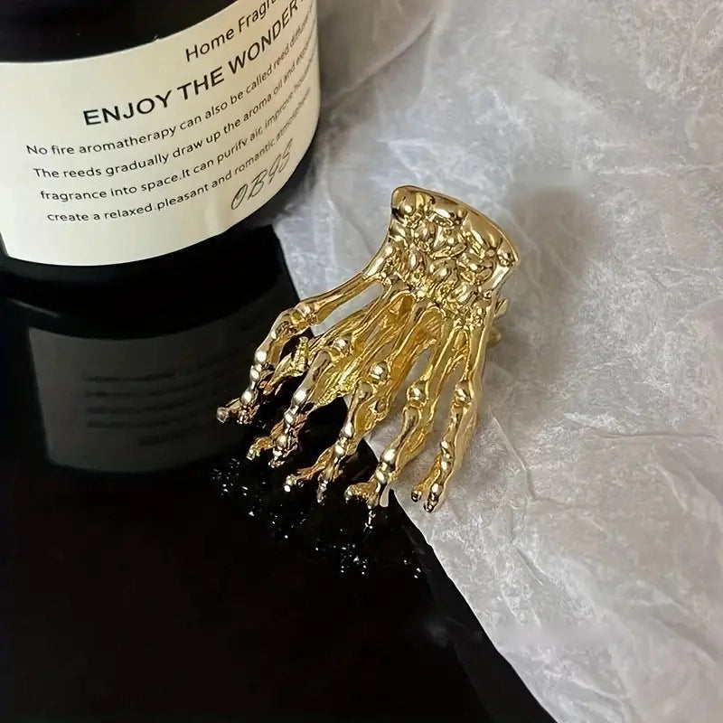 Halloween Hip-Hop Women's Hand Metal Plating Hair Claws