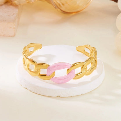 Casual Elegant Lady Heart Shape 304 Stainless Steel Bangle In Bulk