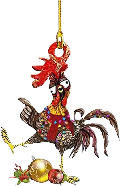 Christmas Minimalist Christmas Hat Arylic Indoor Party Festival Hanging Ornaments