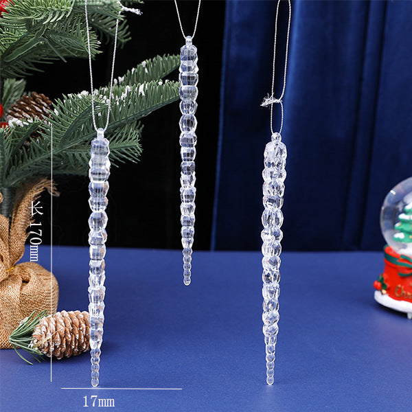 Christmas Design Christmas Tree Snowflake Reindeer Keychain Acrylic Ice Stick Pendant