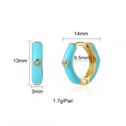 1 Pair Modern Style Classic Style Heart Shape Smile Face Copper Drop Earrings Ear Cuffs Earrings