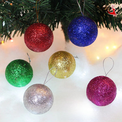 Cross-border Christmas Decorations Christmas Tree Pendant Snowflake Hanging Ball Pine Cone Gift Bag Christmas Old Man Small Drum Butterfly