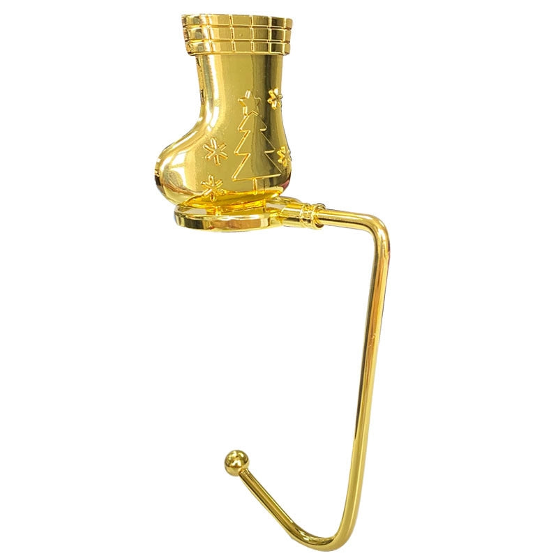 Christmas Fireplace Hook Metal Bag Hook Snowflake Christmas Stocking Hook In Stock